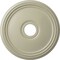 Ekena Millwork Diane Ceiling Medallion (Fits Canopies up to 5 3/8"), 18"OD x 3 5/8"ID x 1 1/8"P, Clear Yellow CM18DICYF - alternate 1